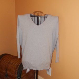 Ladies Dreamers By Debut Sweater - Tunic  Gray  Size M/L